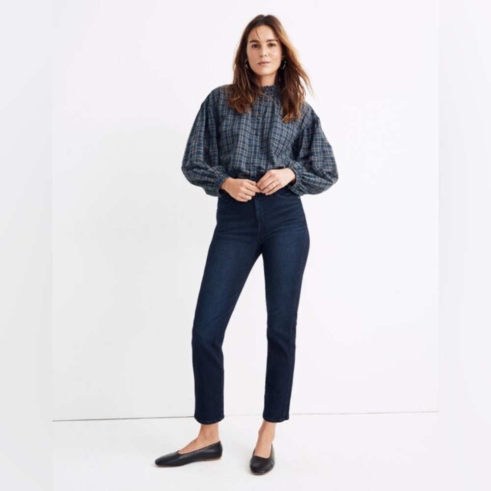 NWT Madewell Stovepipe Jeans in Birchland Wash - 27